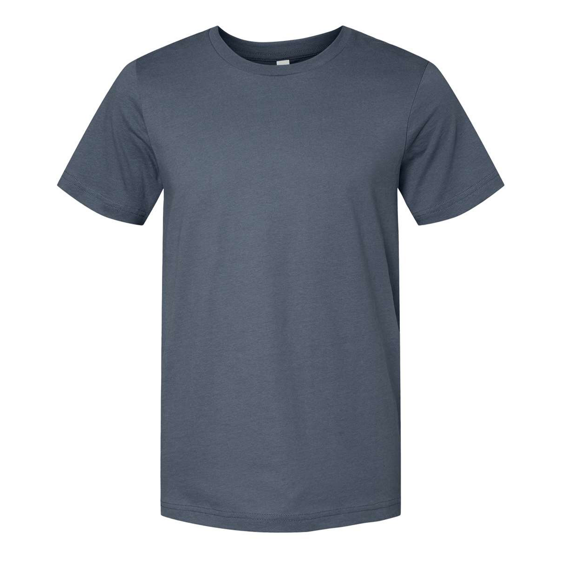 Bella + Canvas 3001 vintage navy cotton t-shirt, front view
