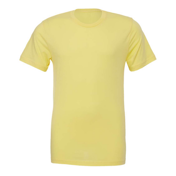 BELLA + CANVAS Unisex Jersey TShirt, Yellow