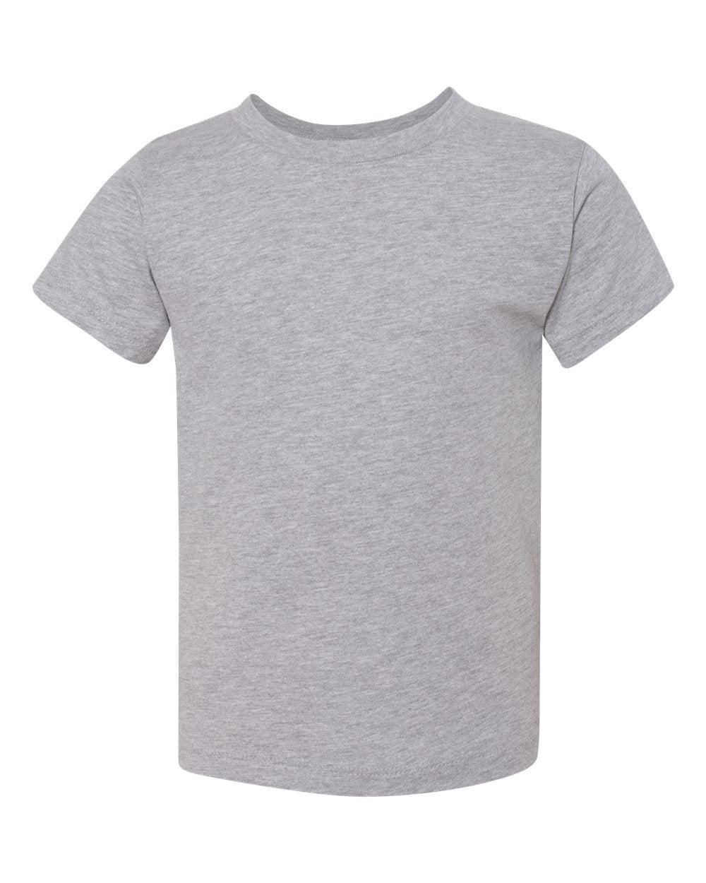 Bella + Canvas 3001 athletic heather cotton t-shirt, front view