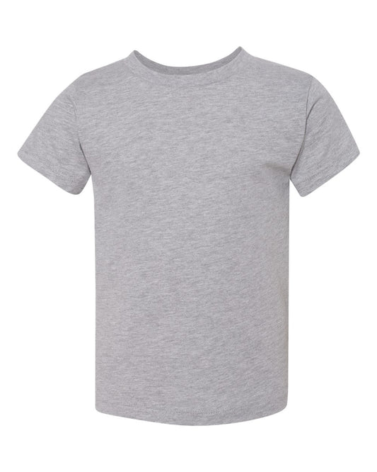 Bella + Canvas 3001 athletic heather cotton t-shirt, front view