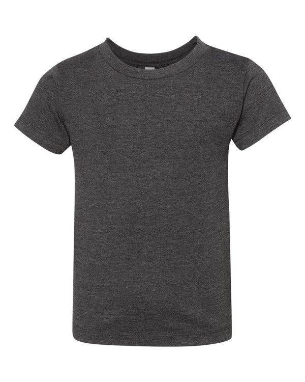 BELLA + CANVAS Toddler Jersey T-Shirt in Dark Grey Heathered
