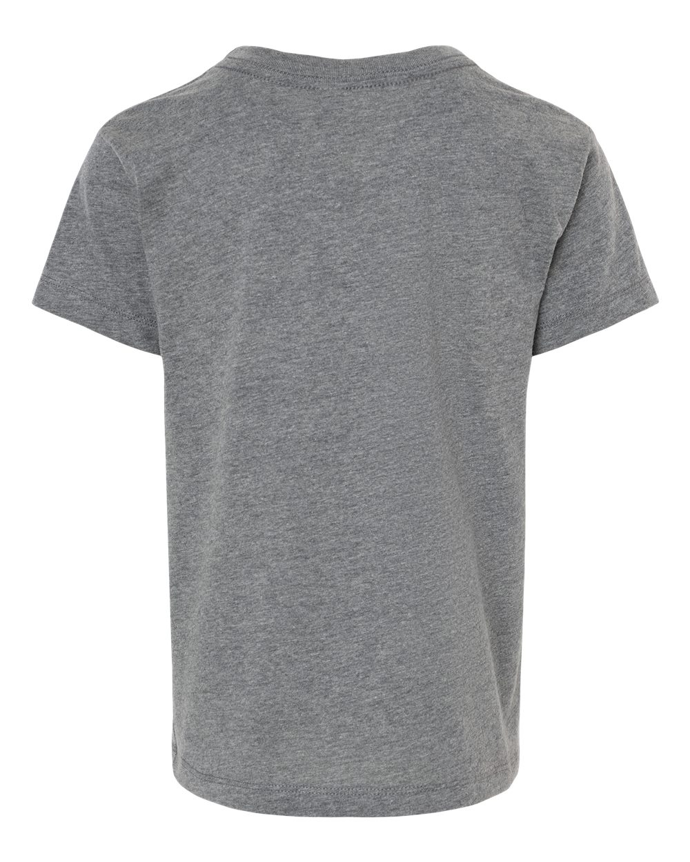 Bella + Canvas 3001 deep heather cotton t-shirt, back view