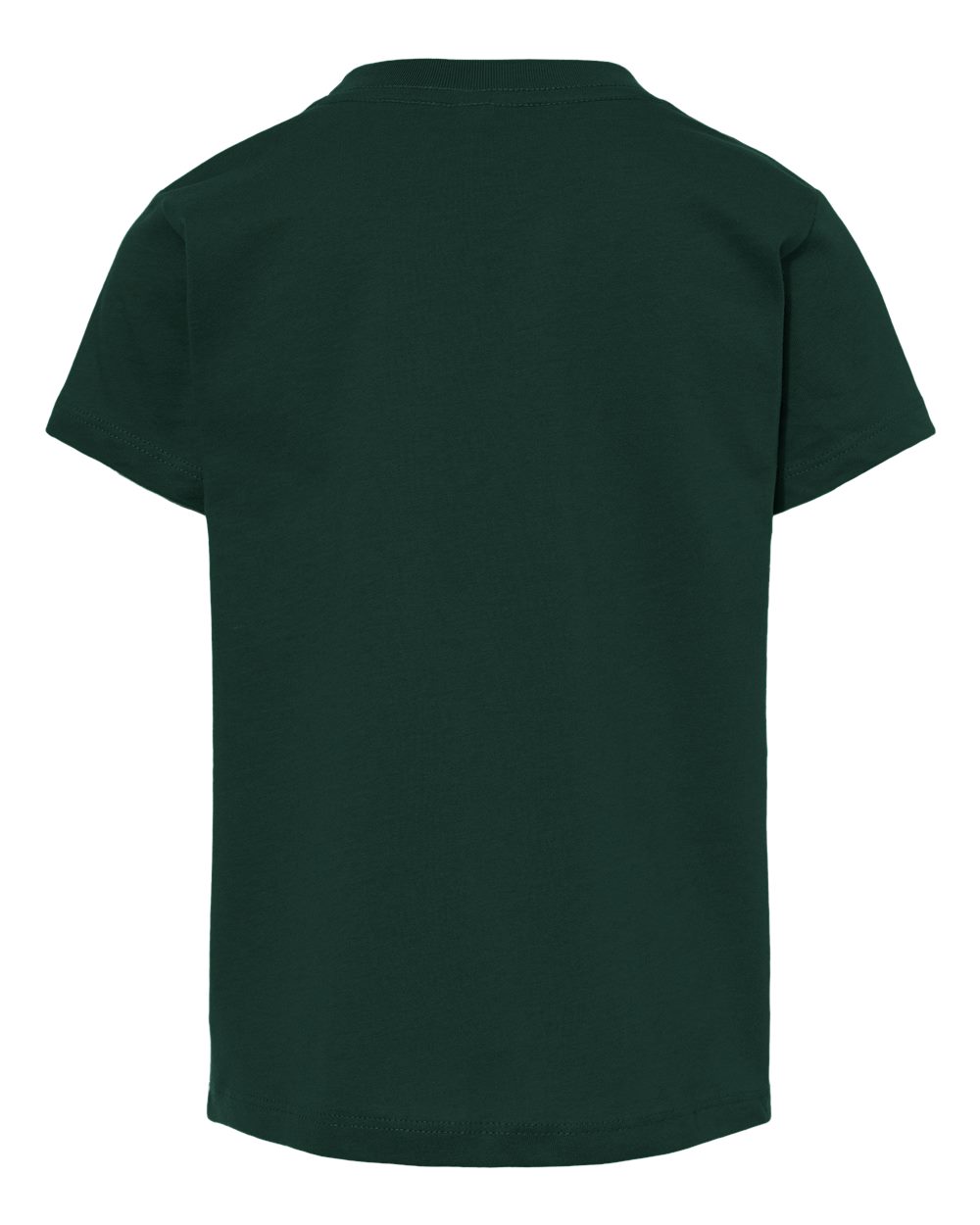 Bella + Canvas 3001 forest cotton t-shirt, back view