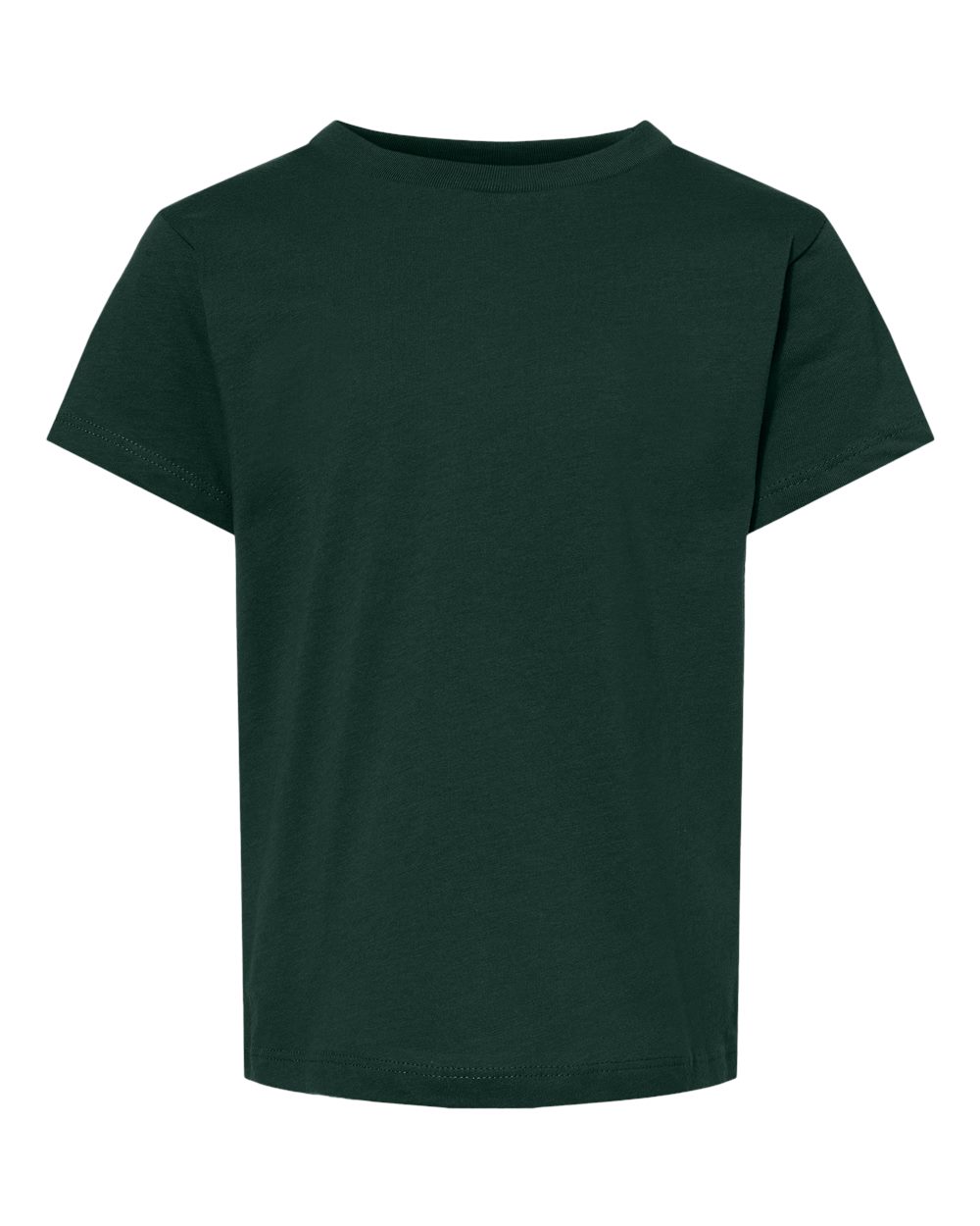 Bella + Canvas 3001 forest cotton t-shirt, front view