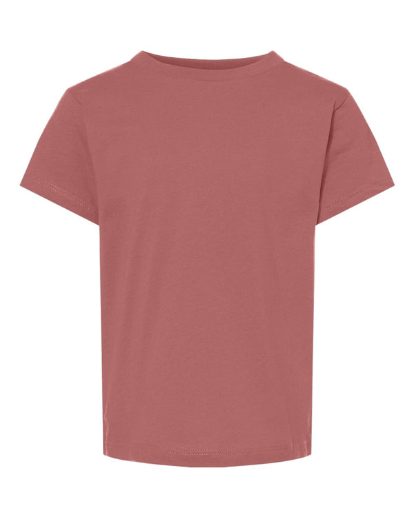 BELLA + CANVAS Toddler Jersey T-Shirt in Heathered Mauve