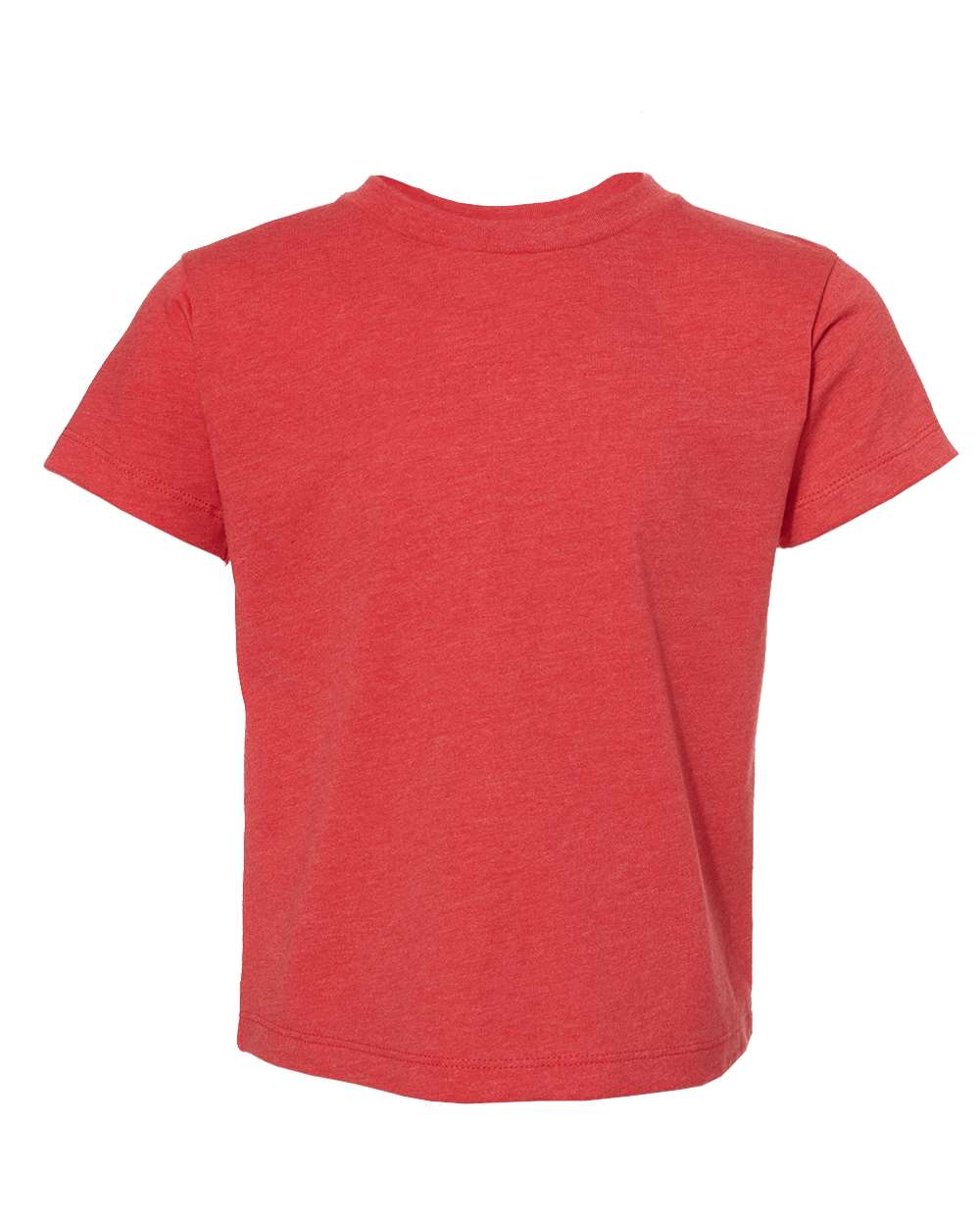 Bella + Canvas 3001 heather red cotton t-shirt, front view