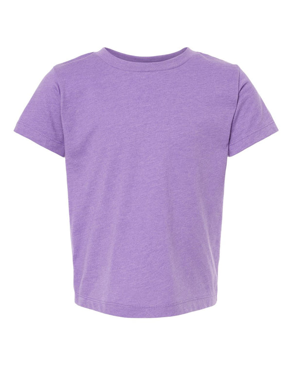 BELLA + CANVAS Toddler Jersey T-Shirt in Heathered Team Purple