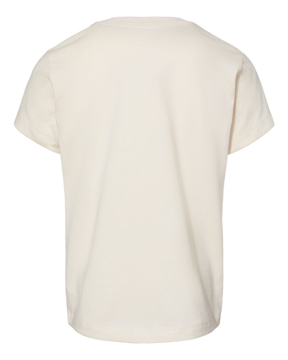 Bella + Canvas 3001 natural cotton t-shirt, back view