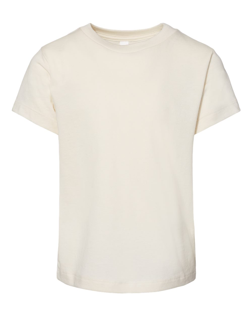 Bella + Canvas 3001 natural cotton t-shirt, front view