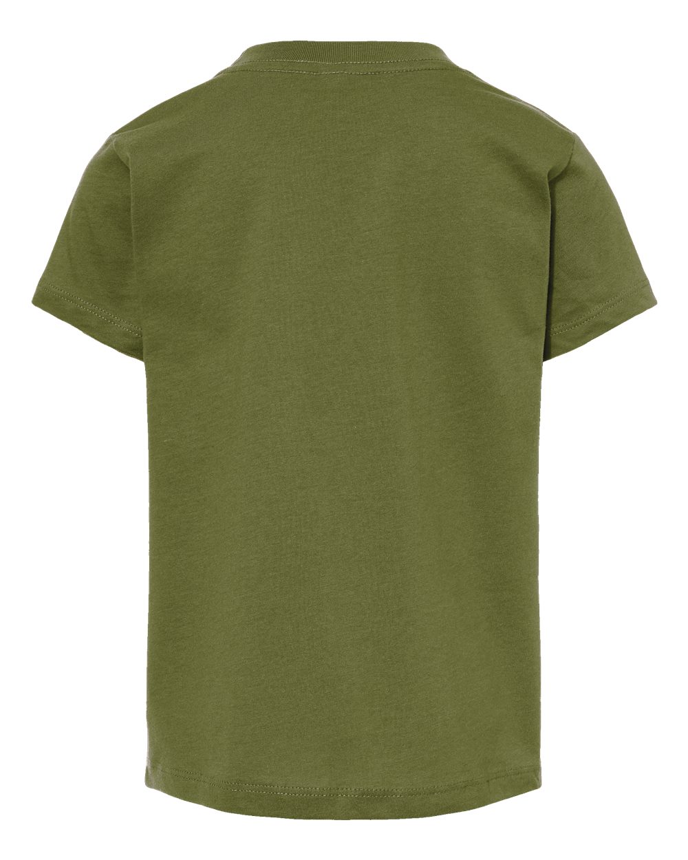 Bella + Canvas 3001 olive cotton t-shirt, back view