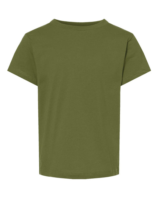 BELLA + CANVAS Toddler Jersey T-Shirt in Olive