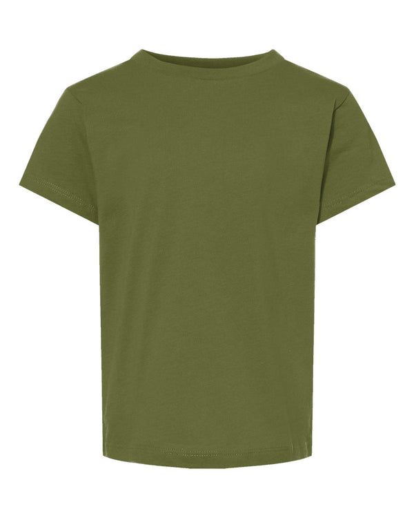 BELLA + CANVAS Toddler Jersey T-Shirt in Olive