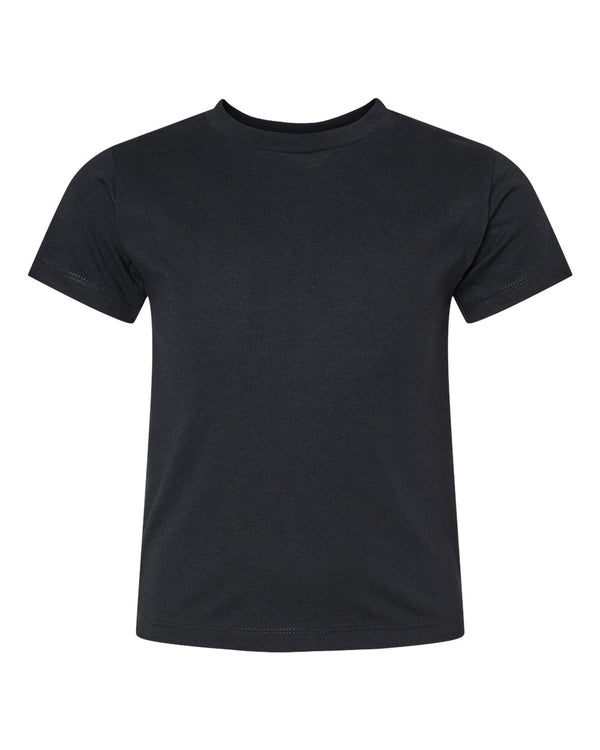 BELLA + CANVAS Toddler Jersey T-Shirt in Solid Black Blend