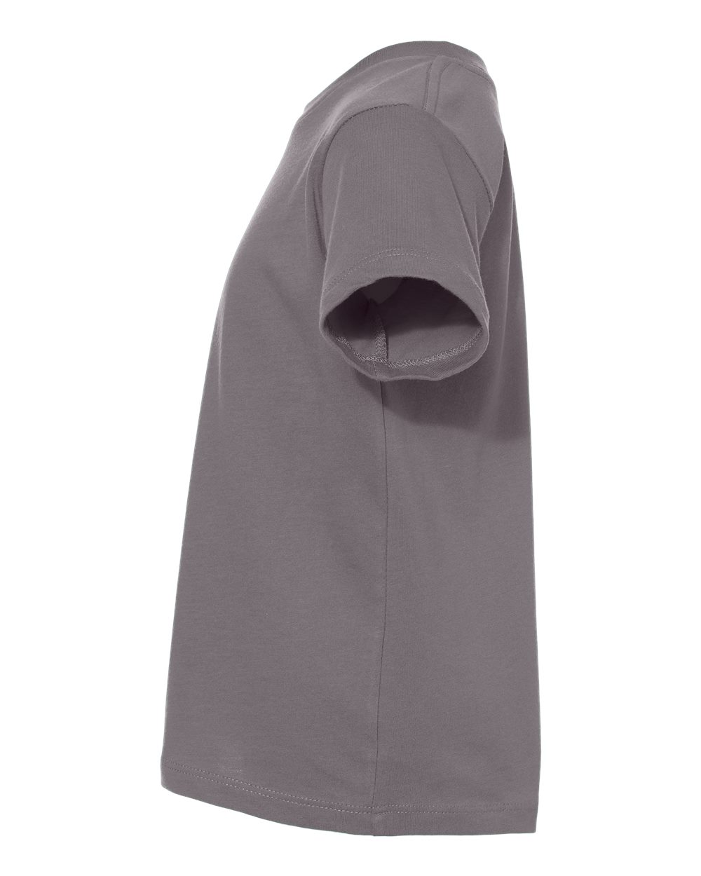Bella + Canvas 3001 storm cotton t-shirt, side view