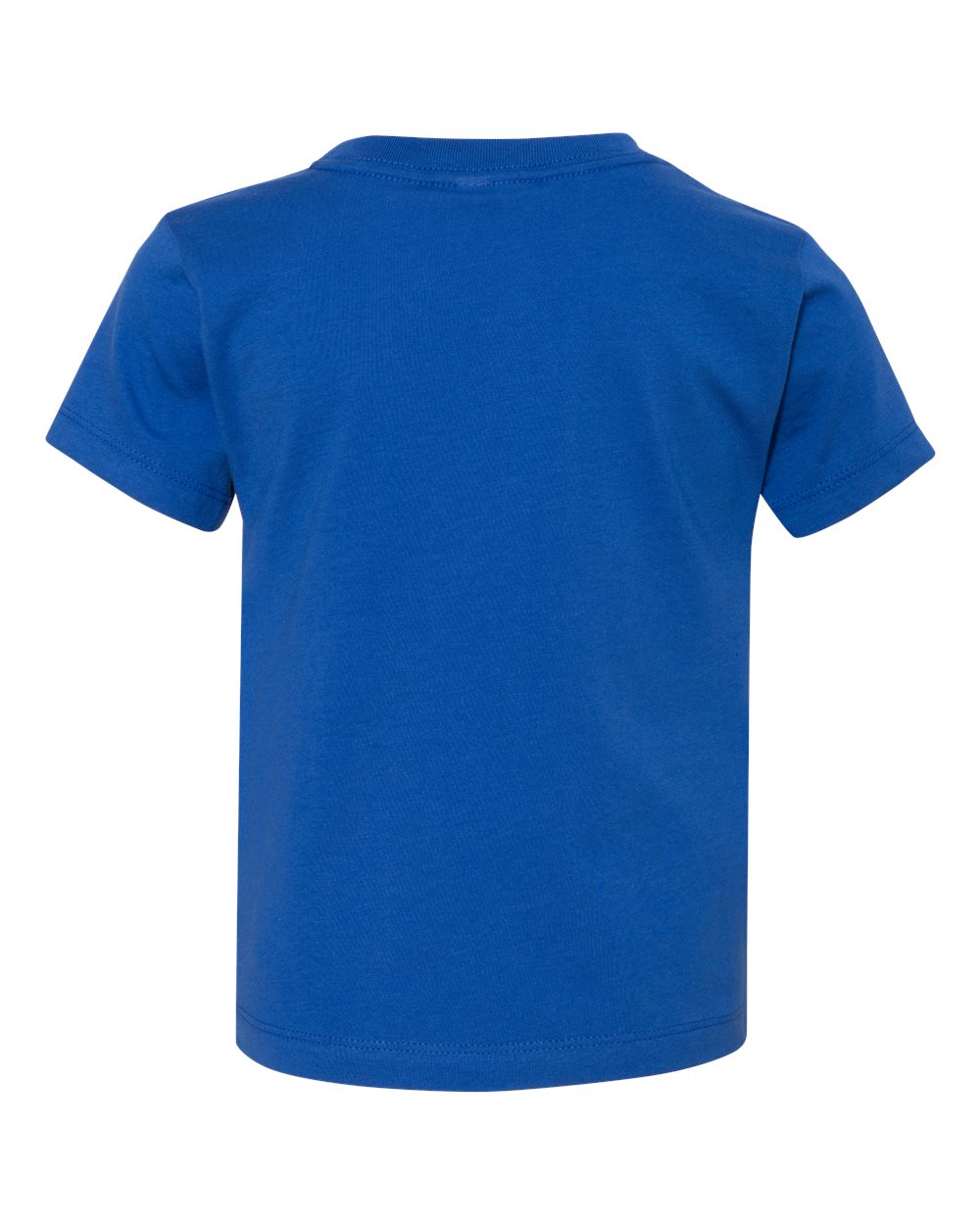 Bella + Canvas 3001 true royal cotton t-shirt, back view