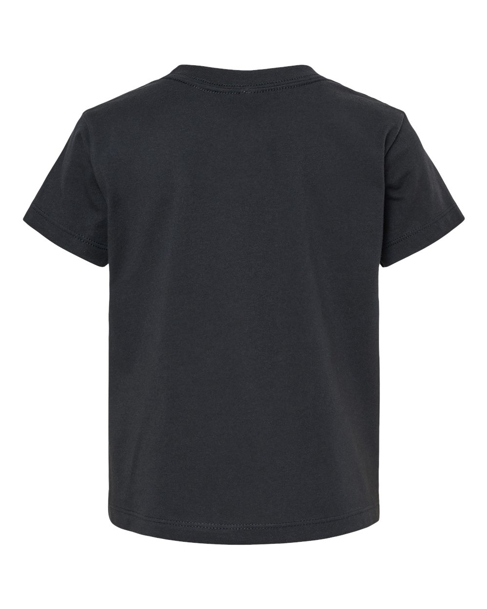 Bella + Canvas 3001 vintage black cotton t-shirt, back view