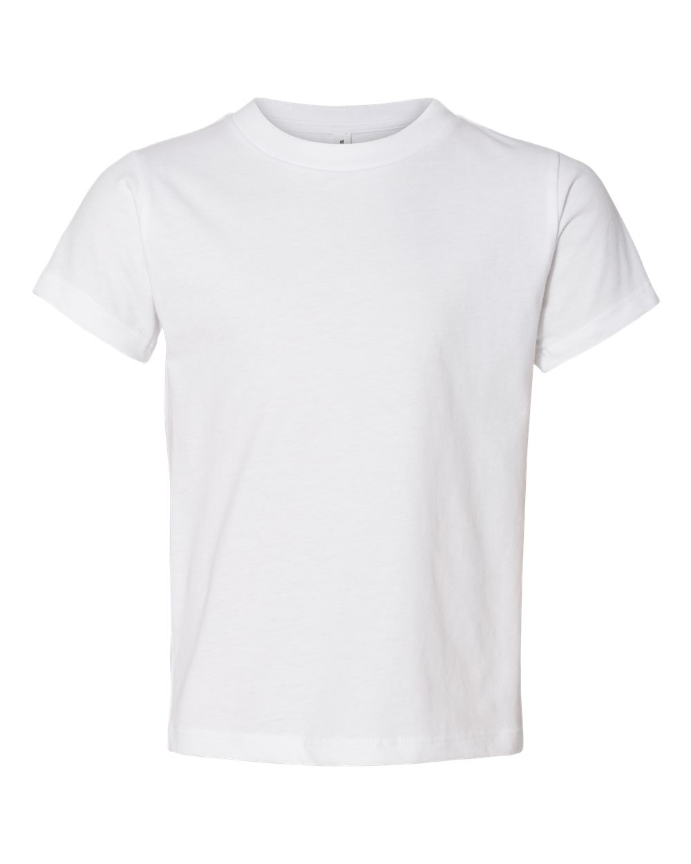 Bella + Canvas 3001 white cotton t-shirt, front view