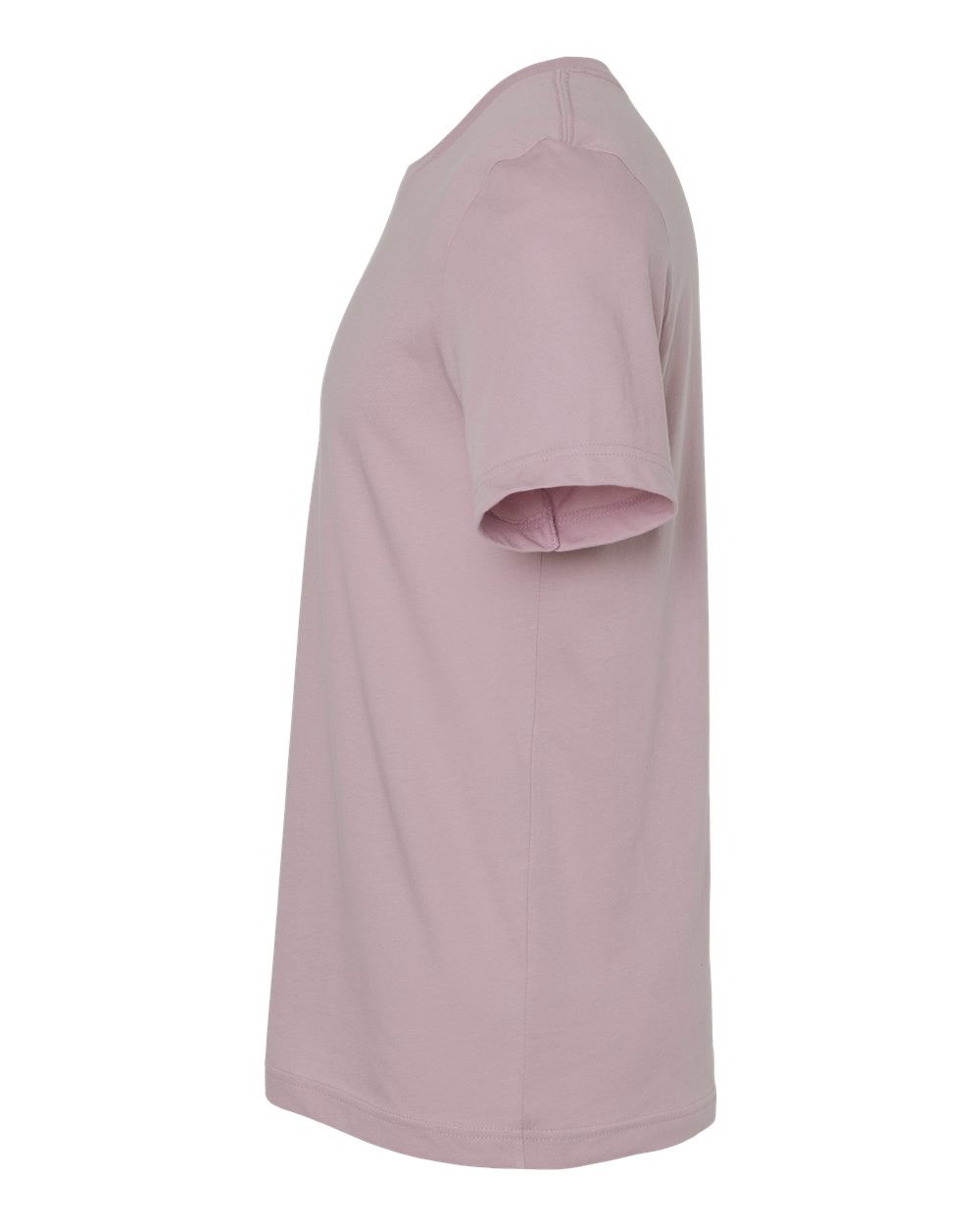Bella + Canvas 3001 pink gravel cotton t-shirt, back view