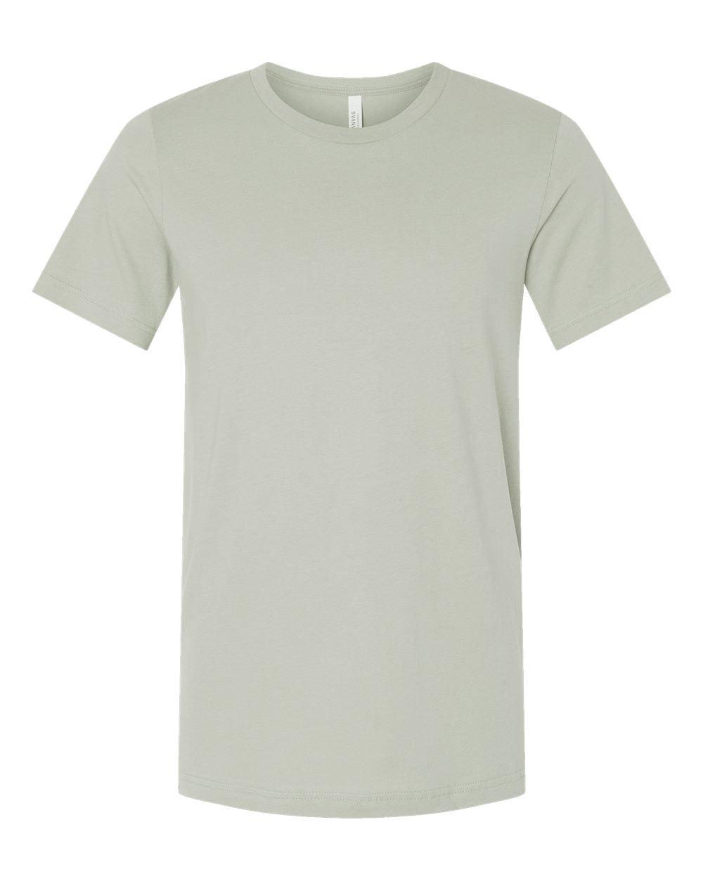 Bella + Canvas 3001 thyme cotton t-shirt, front view