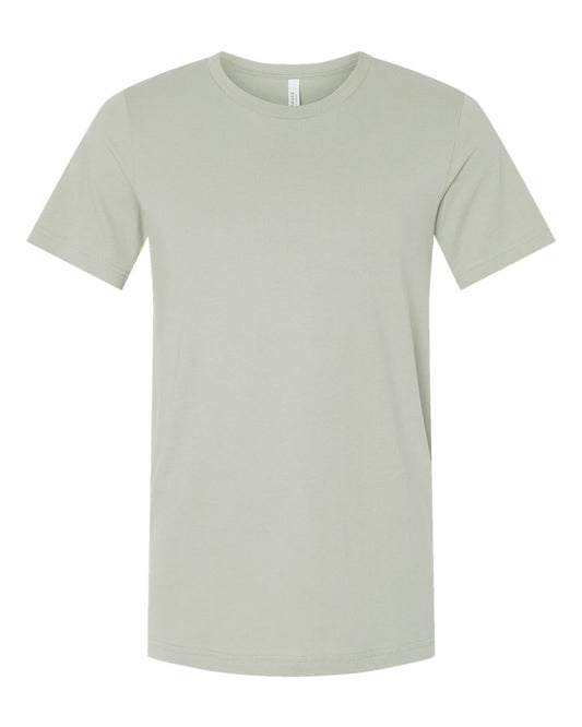 Bella + Canvas 3001 thyme cotton t-shirt, front view