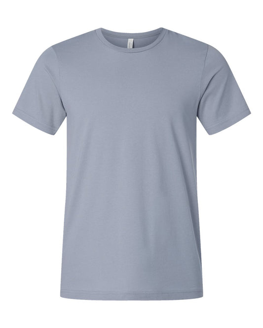 Bella + Canvas 3001 vintage denim cotton t-shirt, front view