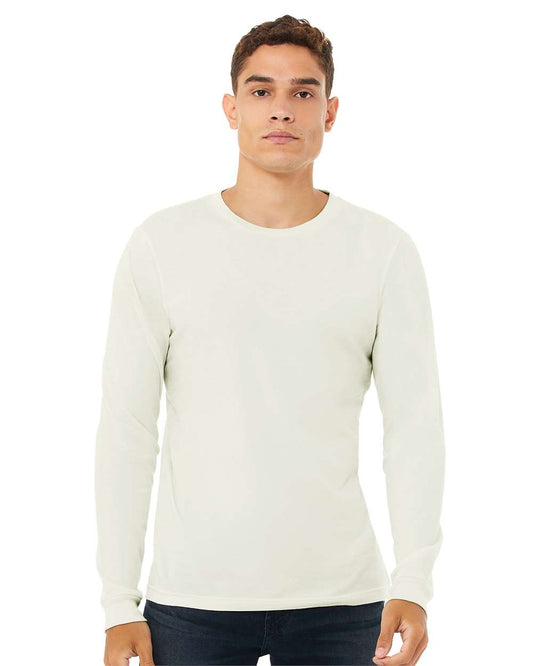 BELLA + CANVAS Unisex Jersey Long Sleeve T-Shirt in Citron