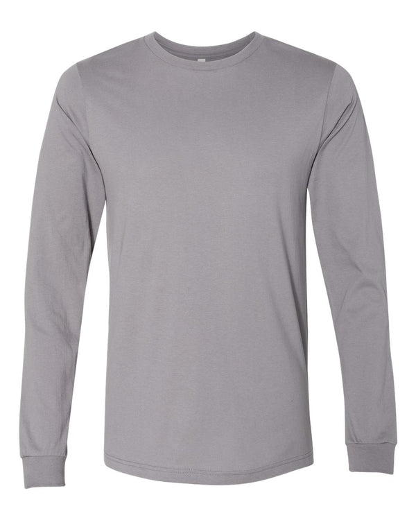 BELLA + CANVAS Unisex Jersey Long Sleeve T-Shirt in Storm