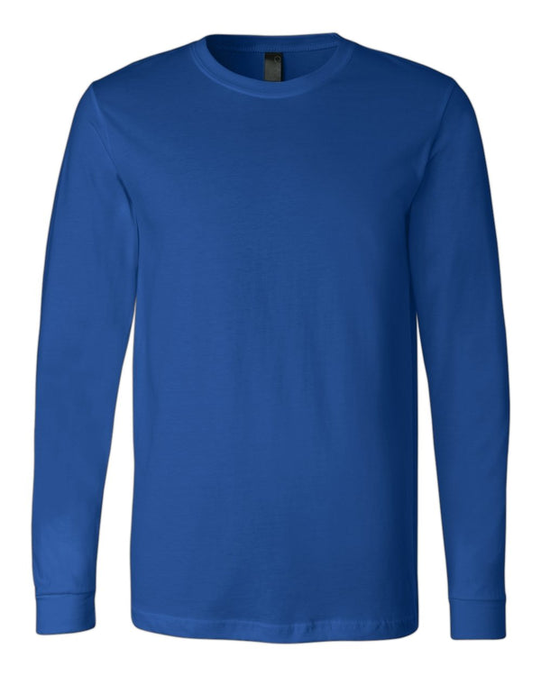 BELLA + CANVAS Unisex Jersey Long Sleeve T-Shirt in True Royal