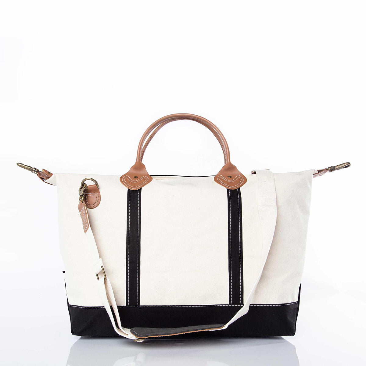Personalized Classic Weekender Bag for Short Getaways, Black alternate view 1