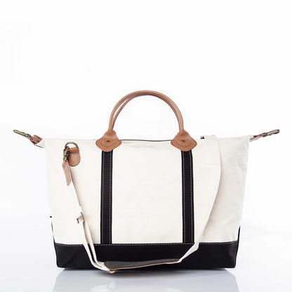 Personalized Classic Weekender Bag for Short Getaways, Black alternate view 1