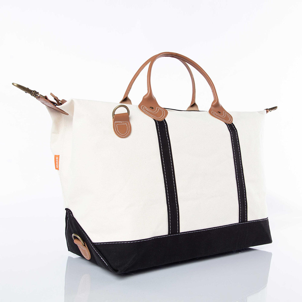 Personalized Classic Weekender Bag for Short Getaways, Black alternate view 2