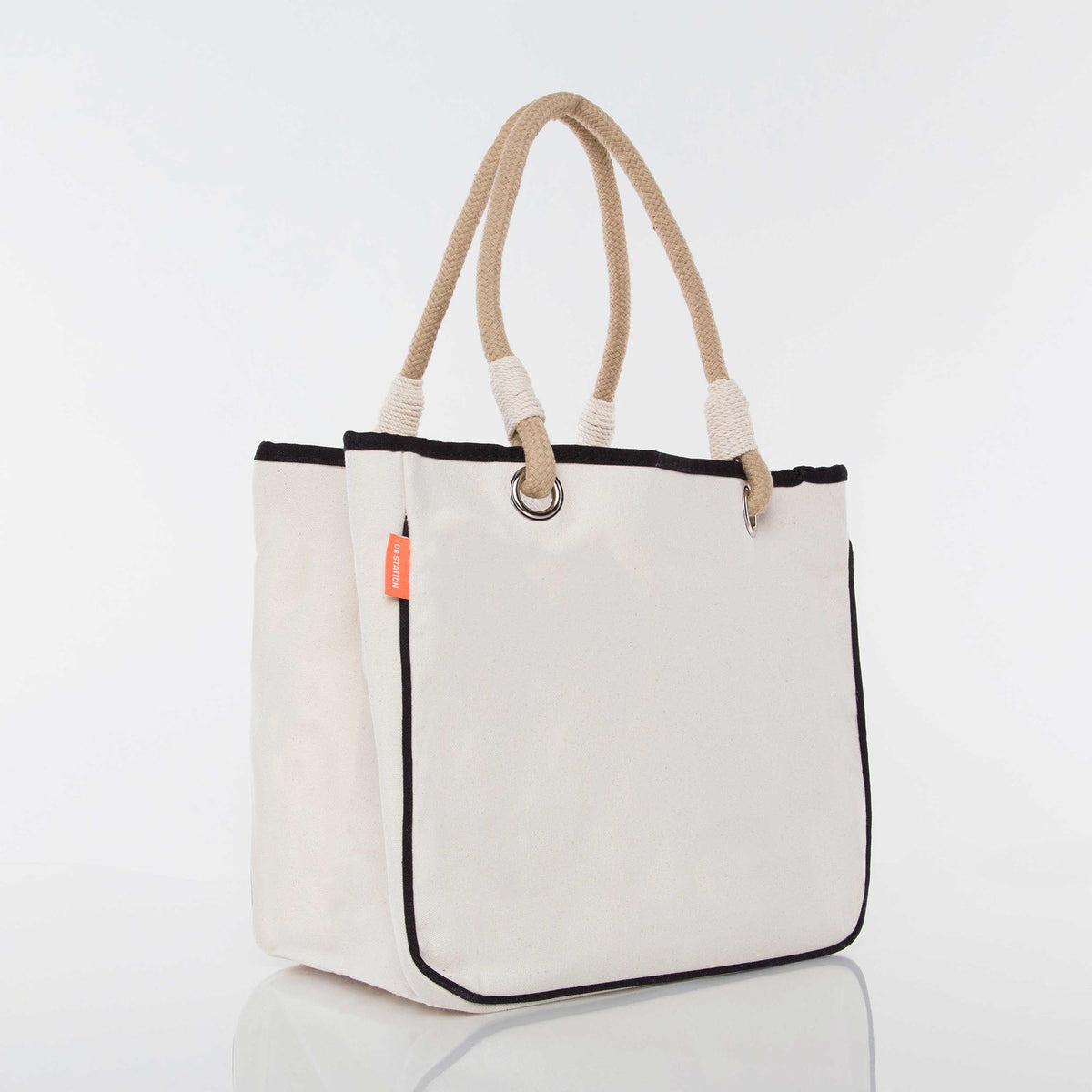 Personalized Rope Tote for Everyday Carry, Black alternate view 1