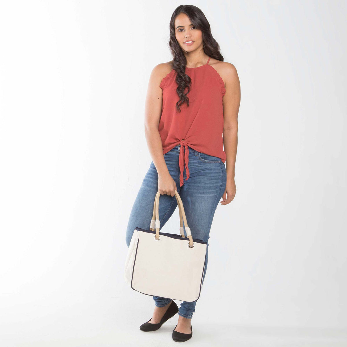 Personalized Rope Tote for Everyday Carry, Black alternate view 3