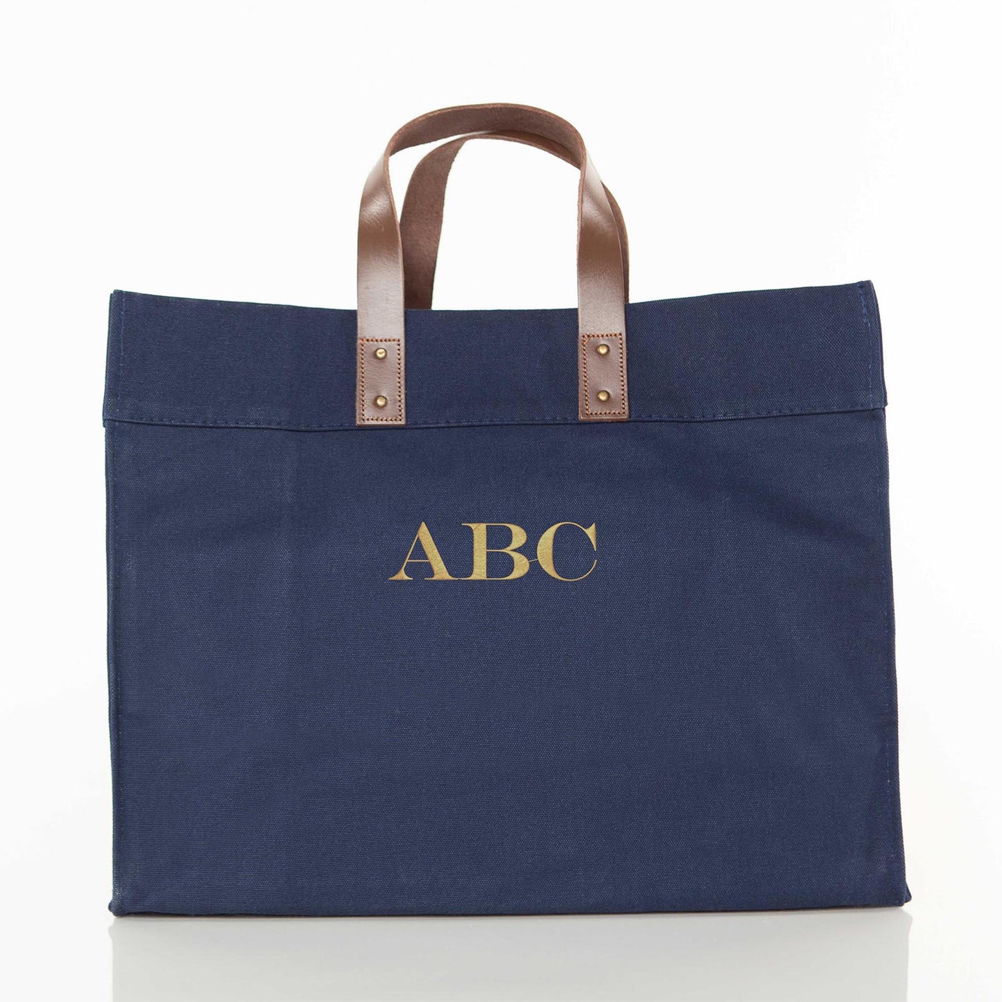 Personalized Advantage Tote Bag for Everyday Carry, Navy personalized front
