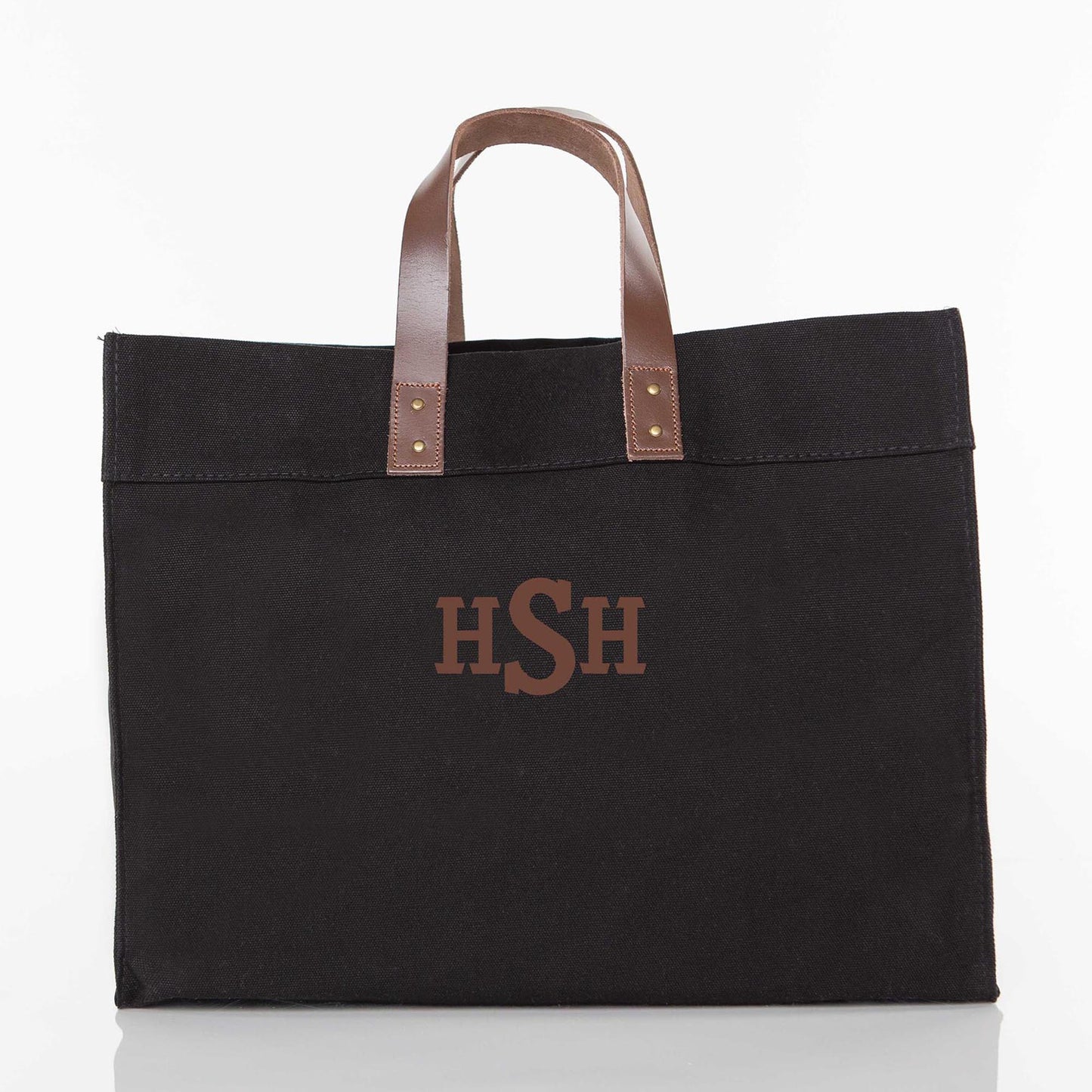 Personalized Advantage Tote Bag for Everyday Carry, Black personalized front