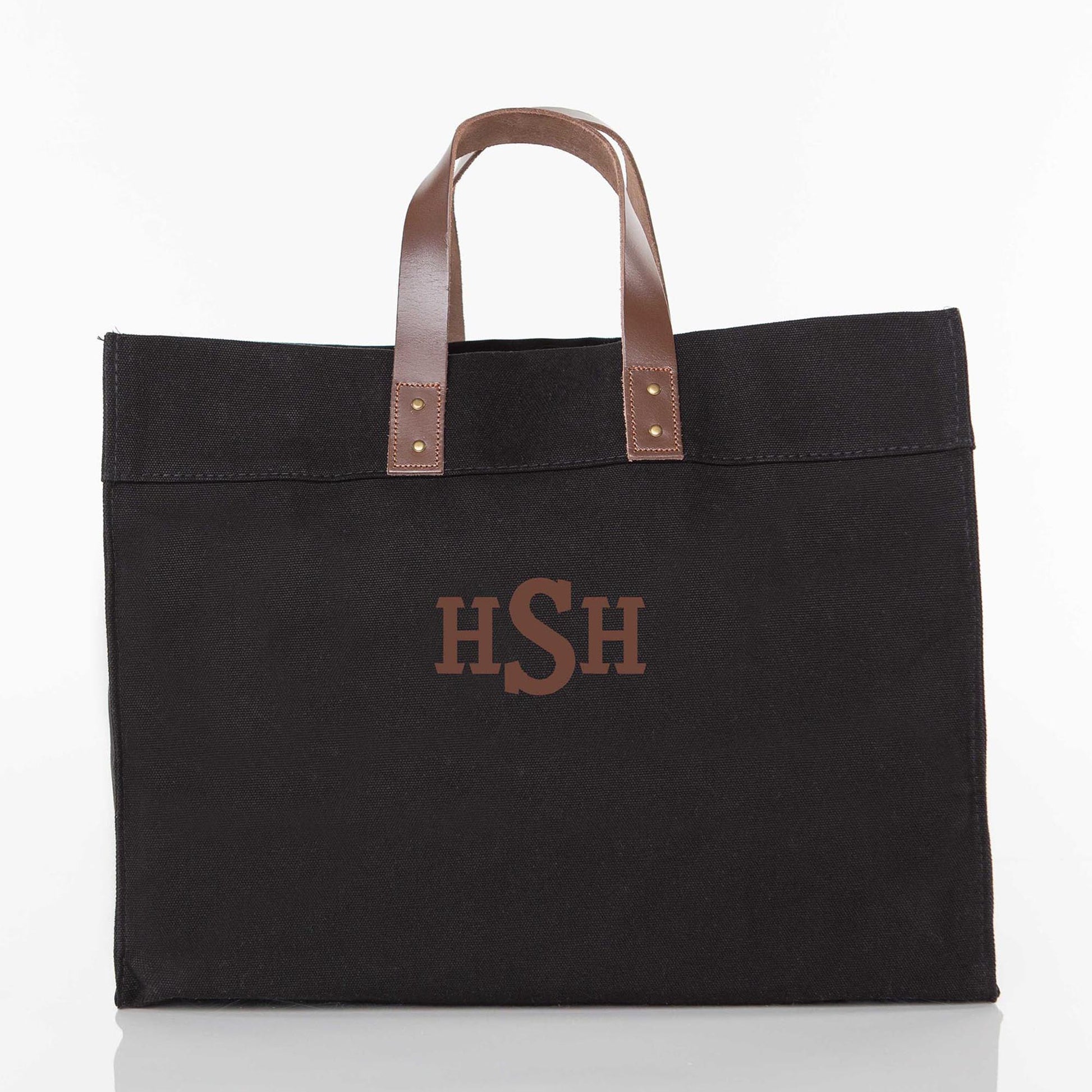 Personalized Advantage Tote Bag for Everyday Carry, Black personalized front