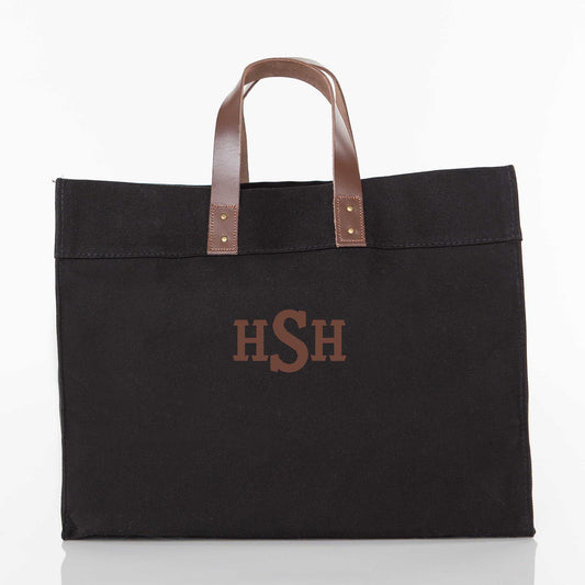 Personalized Advantage Tote Bag for Everyday Carry, Black personalized front