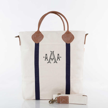 Personalized Flight Bag for Smooth Travels, Navy personalized front