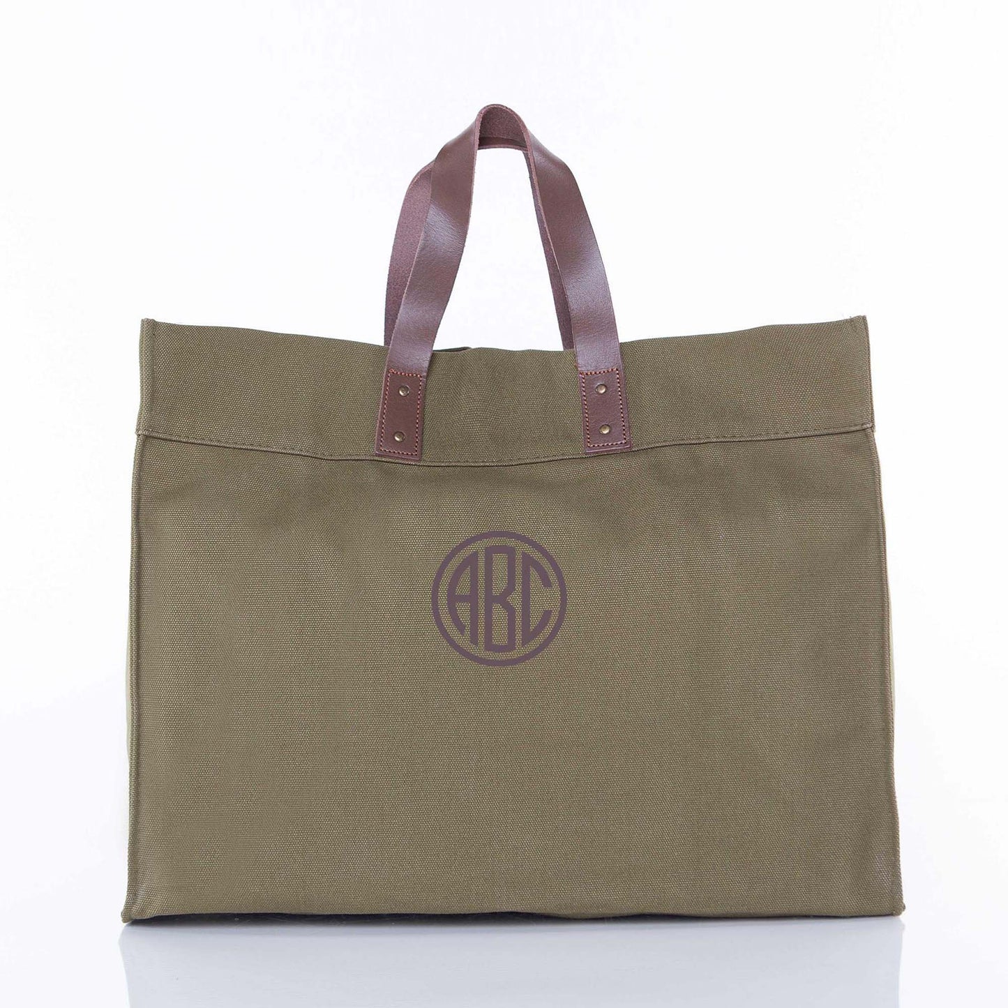 Personalized Advantage Tote Bag for Everyday Carry, Olive personalized front