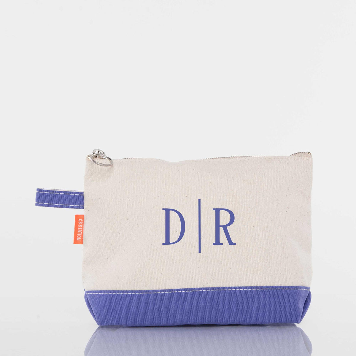 Personalized Makeup Bag for Beauty on the Go, Violet personalized front