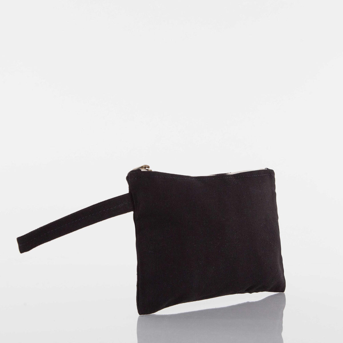 Personalized Solid Clutch Bag for Date Night, Black alternate view 1