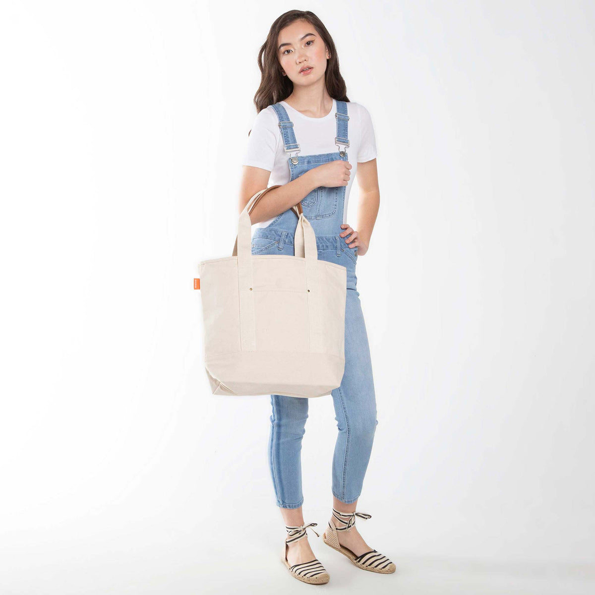 Personalized Essential Tote for Everyday Carry, Natural alternate view 4