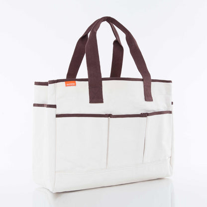 Personalized Utility Tote for Everyday Carry, Natural alternate view 1