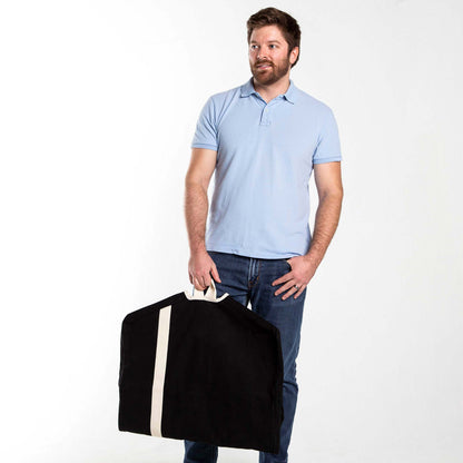 Personalized Garment Bag for Sharp Arrivals, Black alternate view 3