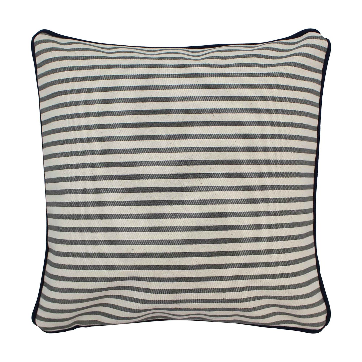 Personalized 12 x 12 Pillow Sham, Natural & Gray front