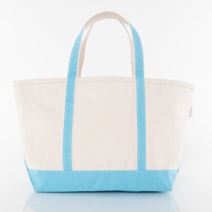 Personalized Large Classic Tote for Everyday Carry, Baby Blue alternate view 1