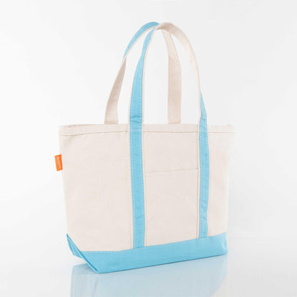 Personalized Medium Classic Tote for Everyday Carry, Baby Blue alternate view 2