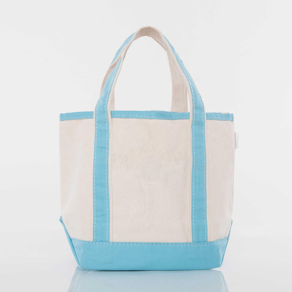 Personalized Handy Open Top Tote for Everyday Carry, Baby Blue alternate view 1