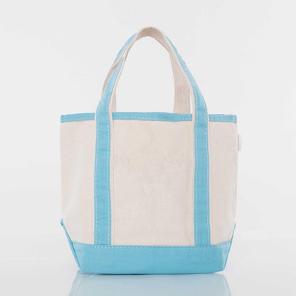 Personalized Handy Open Top Tote for Everyday Carry, Baby Blue alternate view 1