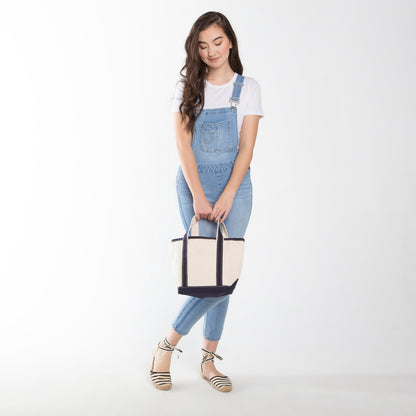 Personalized Handy Open Top Tote for Everyday Carry, Baby Blue alternate view 3